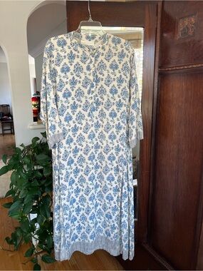 Natalie Martin ISOBEL DRESS - Blue Paisley